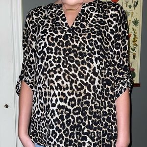 Leopard blouse
